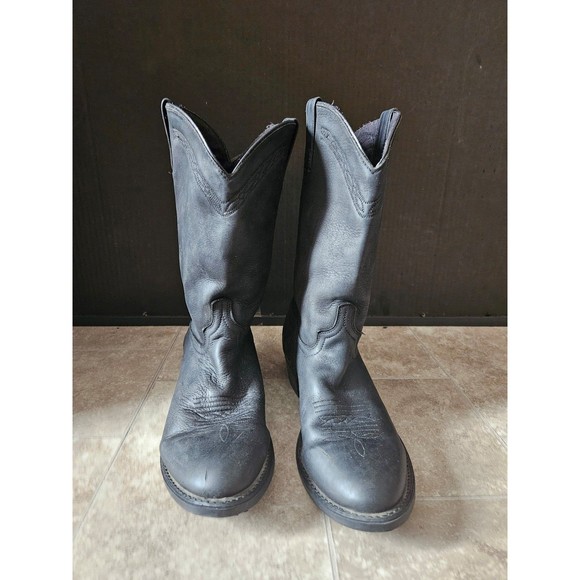 Men Cowboy Style Ranch Western cowboy Boot
2191 black 10 10.5 11 main image 4